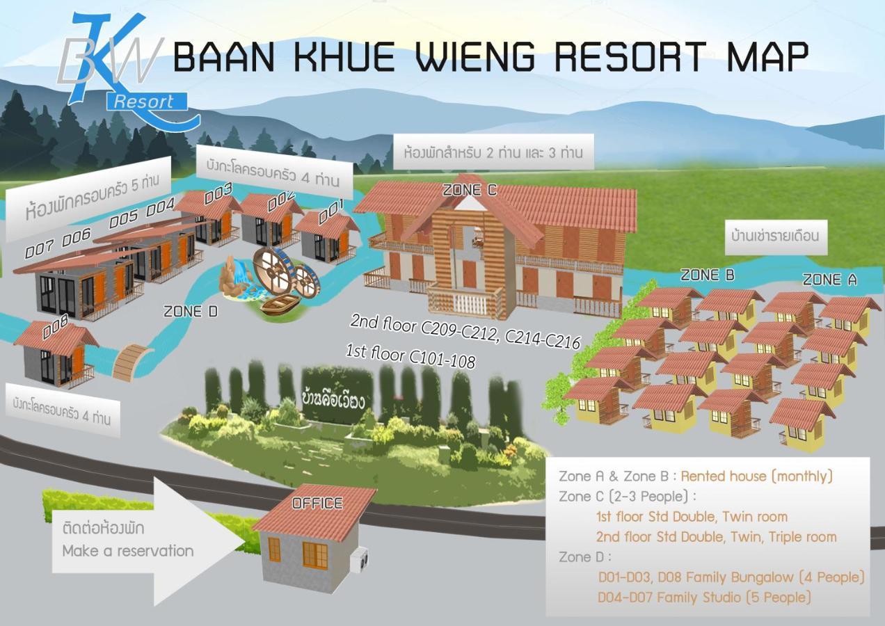 Baan Khue Wieng Resort Mae Sariang Esterno foto